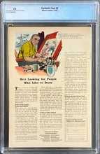 Load image into Gallery viewer, Fantastic Four #8 CGC 5.0 1962 Marvel Comics 1st Puppet Master Alicia Masters