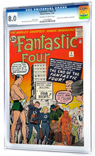 Load image into Gallery viewer, Fantastic Four #9 CGC 8.0 1962 Marvel Comics 3rd Sub-Mariner (UNPRESSED)