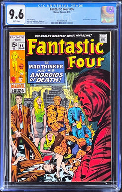 Fantastic Four #96 CGC 9.6 White Pages 1970 Marvel Comics