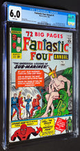 Load image into Gallery viewer, Fantastic Four Annual #1 CGC 6.0 WHITE 1963 Marvel Comics