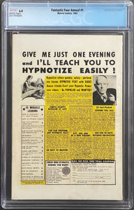 Fantastic Four Annual #1 CGC 6.0 WHITE 1963 Marvel Comics