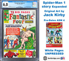 Load image into Gallery viewer, Fantastic Four Annual #1 CGC 6.0 WHITE 1963 Marvel Comics