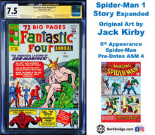 Load image into Gallery viewer, Fantastic Four Annual #1 CGC 7.5 SS 1963 Marvel Comics Signed Jack Kirby (1 of 1)