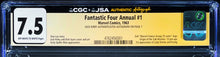 Load image into Gallery viewer, Fantastic Four Annual #1 CGC 7.5 SS 1963 Marvel Comics Signed Jack Kirby (1 of 1)