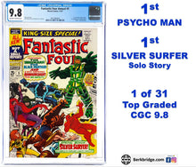 Load image into Gallery viewer, Fantastic Four Annual #5 CGC 9.8 1967 Marvel Comics 1st Psycho Man + First Silver Surfer Solo Story