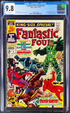 Load image into Gallery viewer, Fantastic Four Annual #5 CGC 9.8 White Pages 1967 Marvel Comics 1st Silver Surfer Solo Story