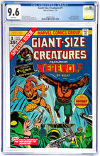 Load image into Gallery viewer, Giant-Size Creatures #1 CGC 9.6 White Pages 1974 Marvel Comics 1st Appearance &amp; Origin TIGRA