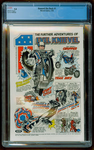 HOWARD THE DUCK #1 CGC 9.8 WHITE PAGES 💎 1st BEVERLY SWITZLER