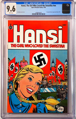 Hansi The Girl Who Loved the Swastika #nn CGC 9.6 White Pages 1976 Bronze Age KEY Nazi Cover
