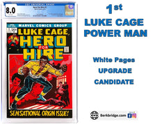 Load image into Gallery viewer, Hero for Hire #1 CGC 8.0 White Pages 1972 Marvel Comics 1st Appearance Luke Cage (UNPRESSED)