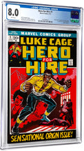 Load image into Gallery viewer, Hero for Hire #1 CGC 8.0 White Pages 1st Appearance Luke Cage 1972 Marvel Comics (UNPRESSED)
