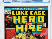 Load image into Gallery viewer, Hero for Hire #1 CGC 9.0 WHITE 1st Appearance Luke Cage 1972 Marvel Comics