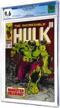 Load image into Gallery viewer, Incredible Hulk #105 CGC 9.6 NM+ 1968 Marvel Comics 1st Appearance Missing Link