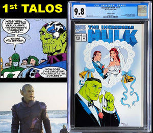 INCREDIBLE HULK #418 CGC 9.8 COLLECTOR's EDITION 💎 1st TALOS
