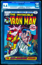 Load image into Gallery viewer, IRON MAN #54 CGC 9.4 WHITE PAGES 💎 1st MOONDRAGON (UNPRESSED)