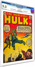 Load image into Gallery viewer, Incredible Hulk #3 CGC 9.0 (1962 Marvel Comics) 1st Appearance Ringmaster 1 of 8