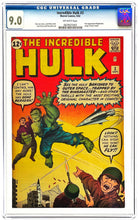 Load image into Gallery viewer, Incredible Hulk #3 CGC 9.0 (1962 Marvel Comics) 1st Appearance Ringmaster 1 of 8
