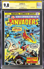 Load image into Gallery viewer, Invaders #1 CGC 9.8 SS 1975 Marvel Comics 2x Signed John Romita Roy Thomas (1 of 1)