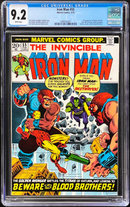 Iron Man #55 CGC 9.2 White 1973 Marvel Comics (Unpressed)