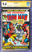 Load image into Gallery viewer, Iron Man #55 CGC 9.4 SS White Signed Jim Starlin 1973 Marvel Comics