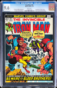 Iron Man #55 CGC 9.6 White 1973 Marvel Comics (Unpressed)