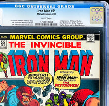 Load image into Gallery viewer, Iron Man #55 CGC 9.6 White 1973 Marvel Comics (Unpressed)
