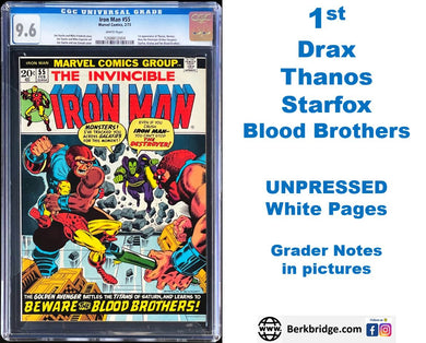 Iron Man #55 CGC 9.6 White 1973 Marvel Comics (Unpressed)