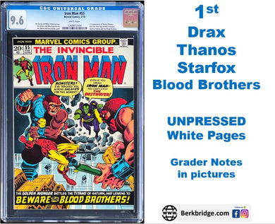 Iron Man #55 CGC 9.6 White 1973 Marvel Comics (Unpressed)