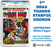 Load image into Gallery viewer, Iron Man #55 CGC 9.6 White 1973 Marvel Comics (Unpressed)