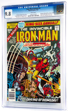 Load image into Gallery viewer, Iron Man Annual #4 CGC 9.8 White Pages 1977 Marvel Comics