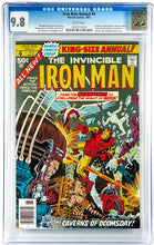 Load image into Gallery viewer, Iron Man Annual #4 CGC 9.8 White Pages 1977 Marvel Comics