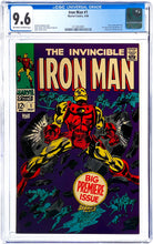 Load image into Gallery viewer, Iron Man #1 #2 #3 CGC 9.6 NM+ 1968 Marvel Comics Set (3)