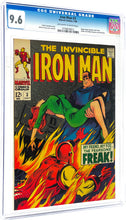 Load image into Gallery viewer, Iron Man #1 #2 #3 CGC 9.6 NM+ 1968 Marvel Comics Set (3)