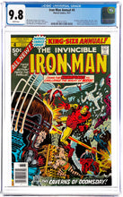 Load image into Gallery viewer, Iron Man Annual #4 CGC 9.8 White Pages 1977 Marvel Comics