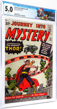 Load image into Gallery viewer, Journey Into Mystery #83 CGC 5.0 White Pages 1962 Marvel Comics 1st Appearance THOR (Unpressed Graded 2006)