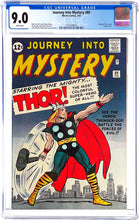 Load image into Gallery viewer, Journey Into Mystery #89 CGC 9.0 White Pages 1963 Marvel Comics Jack Kirby THOR Classic Cover