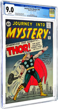 Load image into Gallery viewer, Journey Into Mystery #89 CGC 9.0 White Pages 1963 Marvel Comics Jack Kirby THOR Classic Cover