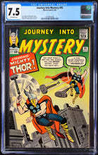 Load image into Gallery viewer, Journey Into Mystery #95 CGC 7.5 1963 Marvel Comics Classic 2 Thor Cover