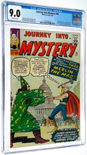 Load image into Gallery viewer, Journey Into Mystery #96 CGC 9.0 1963 Marvel Comics 1st Appearance Merlin