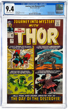 Load image into Gallery viewer, Journey Into Mystery #119 CGC 9.4 NM 1965 Marvel Comics 1st Appearance Hogun Fandrall &amp; Volstagg