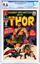 Load image into Gallery viewer, Journey Into Mystery #124 CGC 9.6 WP 1966 Marvel Comics 2nd Appearance HERCULES
