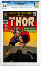 Load image into Gallery viewer, Journey Into Mystery #125 CGC 9.6 NM+ 1966 Marvel Comics Last Issue
