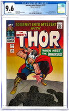Load image into Gallery viewer, Journey Into Mystery #125 CGC 9.6 White Pages 1966 Marvel Comics Last Issue