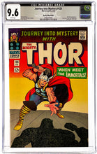 Load image into Gallery viewer, Journey Into Mystery #125 CGC 9.6 White Pages 1966 Marvel Comics Rocky Mountain PEDIGREE