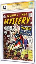 Load image into Gallery viewer, Journey Into Mystery #84 CGC 8.5 SS 1962 Marvel Comics 1st Appearance Jane Foster Signed Stan Lee / Dick Ayers