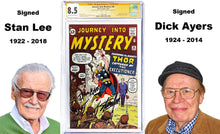 Load image into Gallery viewer, Journey Into Mystery #84 CGC 8.5 SS 1962 Marvel Comics 1st Appearance Jane Foster Signed Stan Lee / Dick Ayers