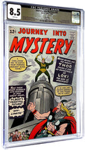 Load image into Gallery viewer, Journey Into Mystery #85 CGC 8.5 White Pages 1962 Marvel Comics 1st Appearance Loki "Twin Cities Pedigree"