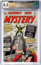 Load image into Gallery viewer, Journey Into Mystery #85 CGC 8.5 White Pages 1962 Marvel Comics 1st Appearance Loki "Twin Cities Pedigree"