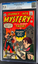 Load image into Gallery viewer, Journey Into Mystery #87 CGC 7.5 White Pages 1962 Marvel Comics (Unpressed)