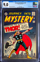 Load image into Gallery viewer, Journey Into Mystery #89 CGC 9.0 1963 Marvel Comics Origin Thor Jack Kirby Classic Cover